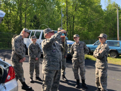 cadets use compass